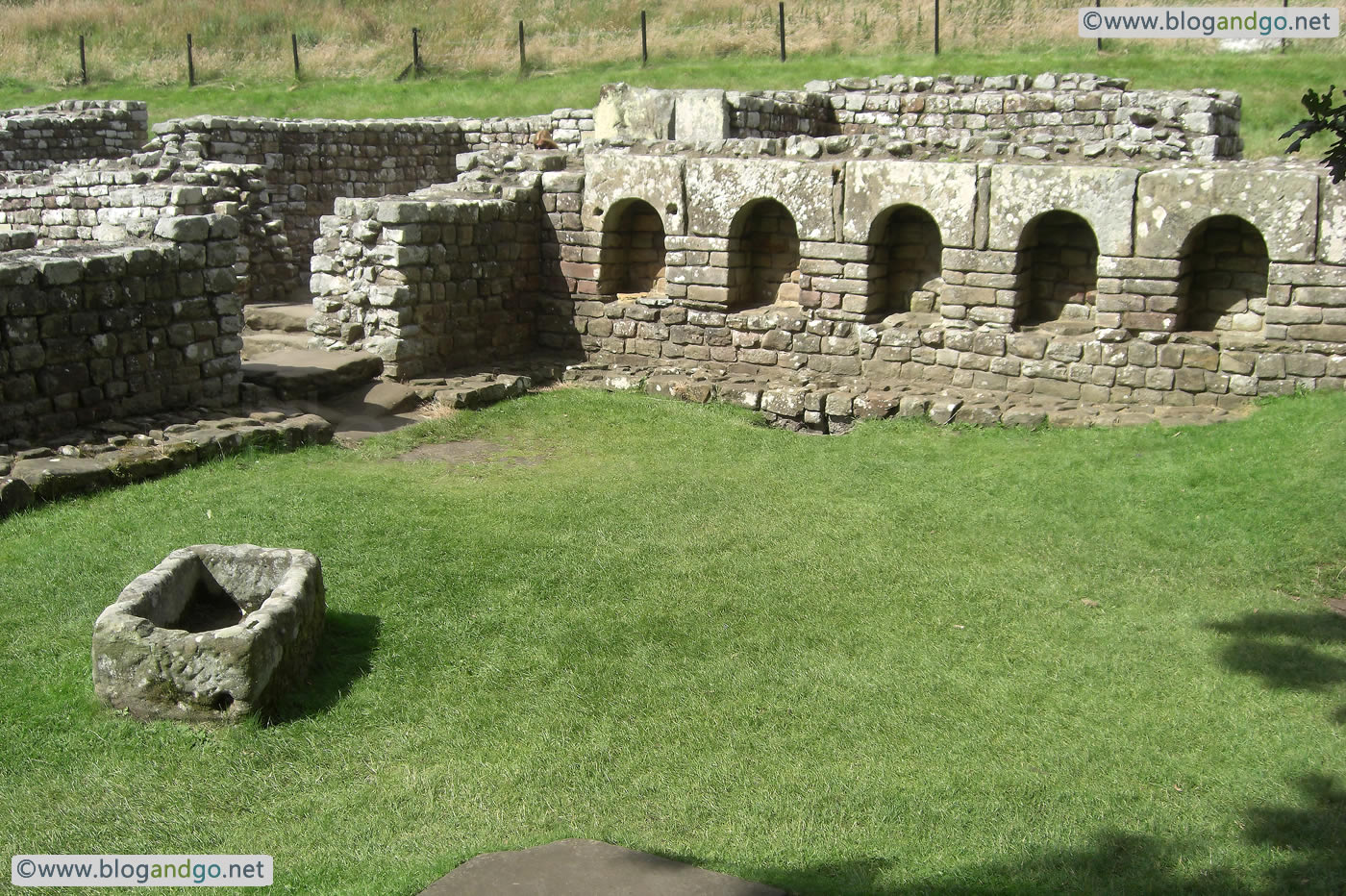 Hadrian's Wall Path - Bath House II, Chesters Roman Fort
